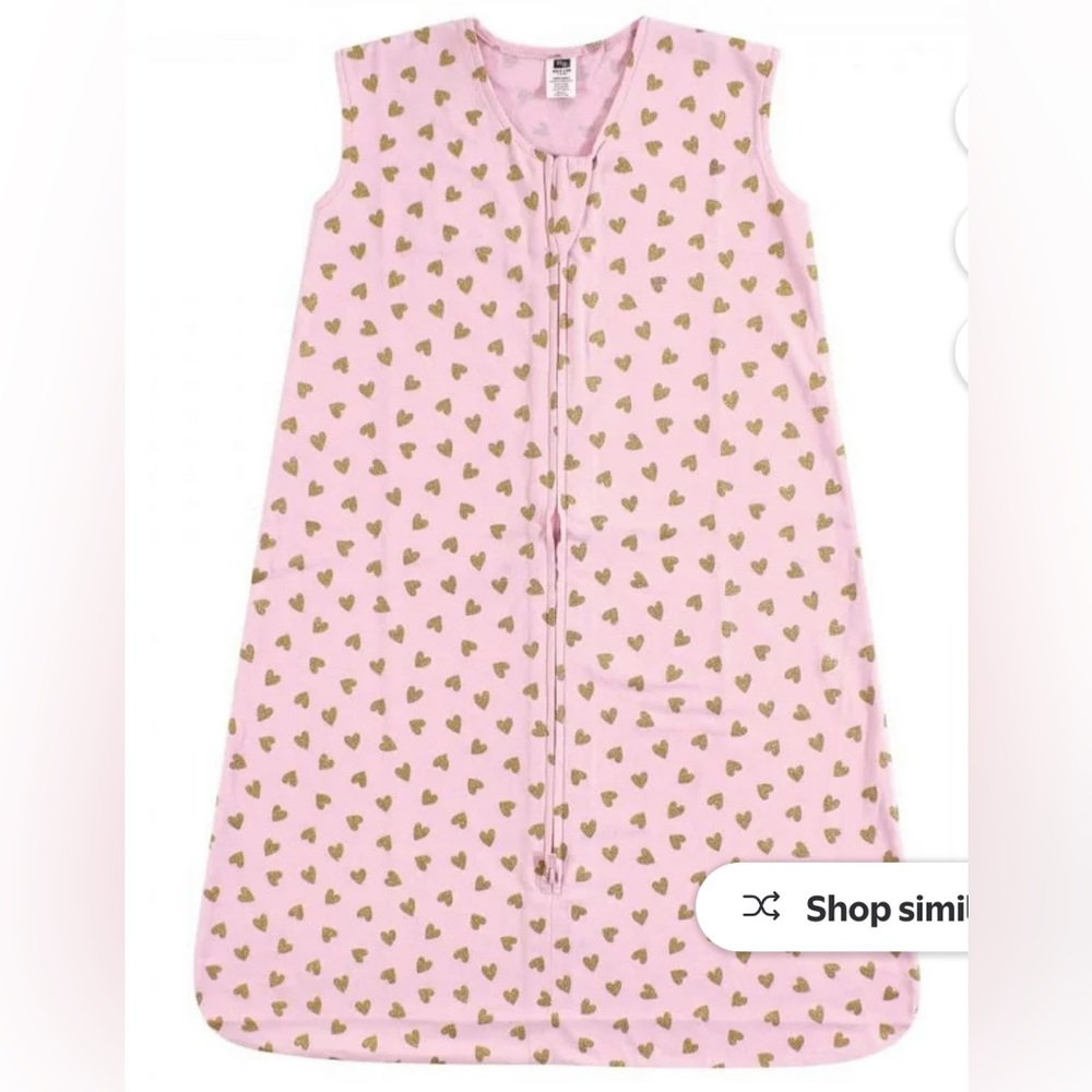 Pink Heart Pattern Kids Pajamas